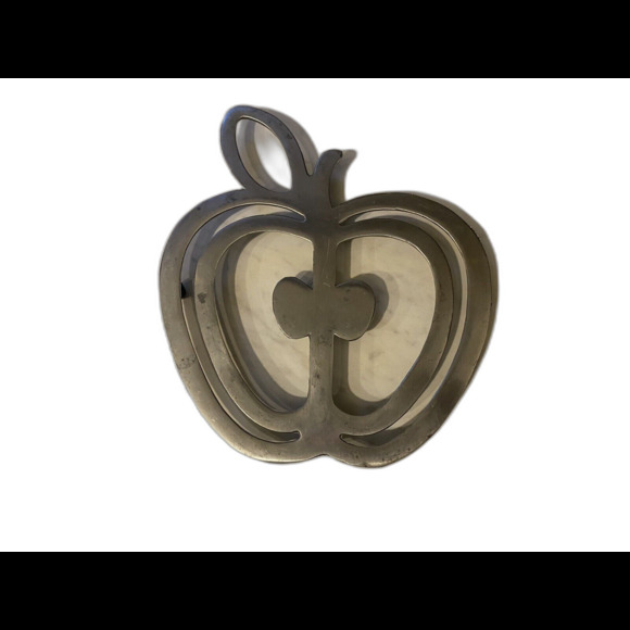 Copco Other - Vintage Copco Polished Metal Apple Footed Hot Plate Holder
